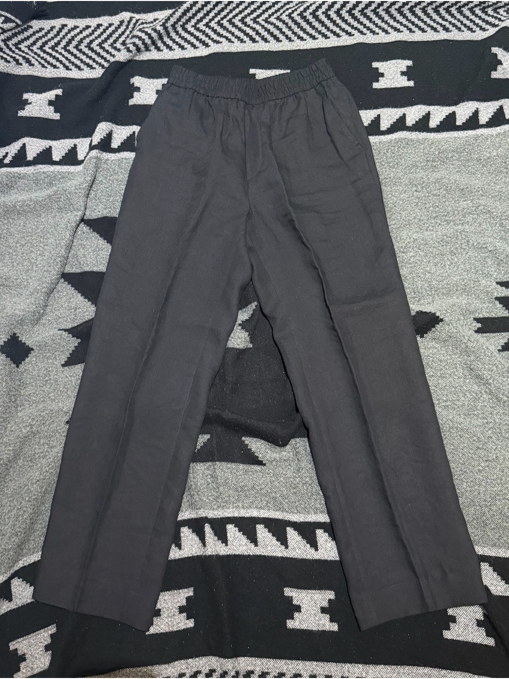 Suit supply Men's dark navy wide leg Pants size 28
